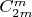 $C_{2m}^m$ $C_{2m}^m$