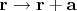 $\mathbf{r}\to\mathbf{r}+\mathbf{a}$ $\mathbf{r}\to\mathbf{r}+\mathbf{a}$