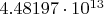 $4.48197 \cdot 10^{13}$