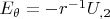 ${E_{\theta}} = -{r^{-1}}{{U}_{,2}}$