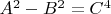 $A^2-B^2=C^4$ $A^2-B^2=C^4$