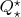 $Q^{\star}_{\star}$