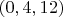 $(0, 4, 12)$