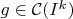 $g\in\mathcal{C}(I^k)$