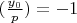 $(\frac{y_0}{p}) = -1$ $(\frac{y_0}{p}) = -1$