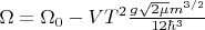 $\Omega=\Omega_0-VT^2\frac{g\sqrt{2\mu}m^{3/2}}{12\hbar^3}$