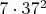 $7\cdot37^2$