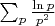 $\sum_p \frac{\ln p}{p^2} $
