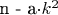 n - a\cdot k^2