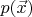 $p(\vec{x})$