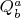 $Q^{a}_{b}$