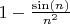 $1 - \frac{\sin(n)}{n^2}$