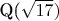 \mathbb{Q}(\sqrt{17})