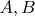 $A,B∈X,$ $A,B∈X,$