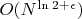 $O(N^{\ln 2 + \epsilon})$