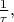 $\frac{1}{\tau},$